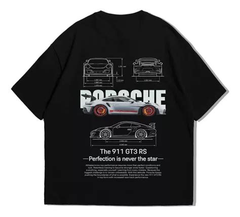 Camiseta Oversize Porsche Gt Cuotas Sin Inter S