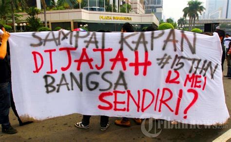 Dalang Kerusuhan Mei Memantik Tanda Tanya Besar Tribunnews