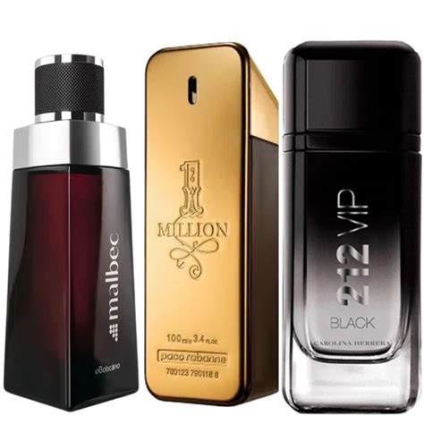 KIT 3 PERFUMES MASCULINOS 100ml MELHOR QUALIDADE IMPORTADOS ENVIO