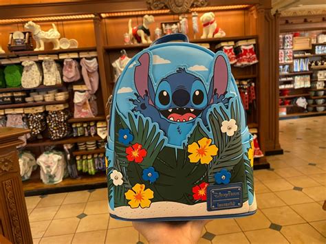 New Stitch Hide And Seek Loungefly Mini Backpack At Walt Disney World