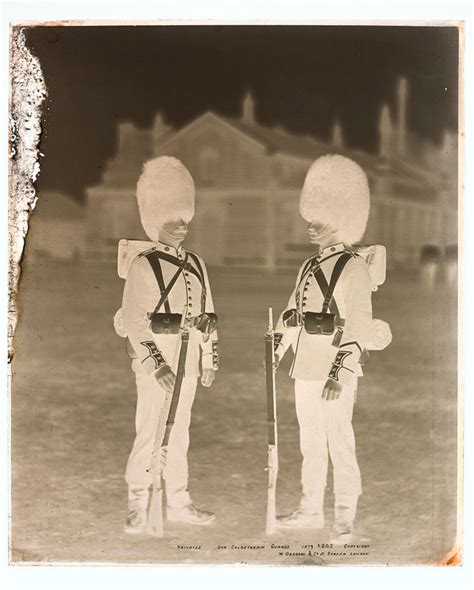 Privates Nd Battalion Coldstream Guards Glass Negative C