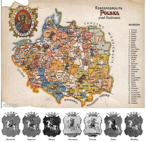 Гербы воеводств Речи Посполитой | History geography, Cartography ...