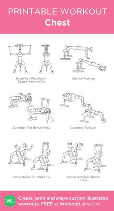 Chest And Triceps Ideas Printable Workouts Chest Workouts