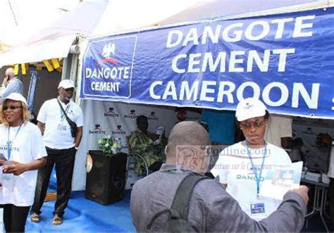 Cameroun La Cimenterie Dangote De Douala Inaugurée