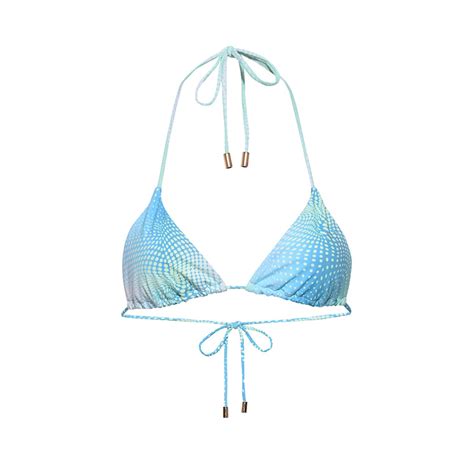 Arctic Triangle Bikini Top Kamari Swim Wolf Badger