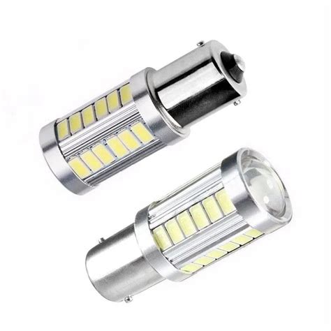 Pcs V Ba S P W Led Car Backup Reverse Light White Bulb