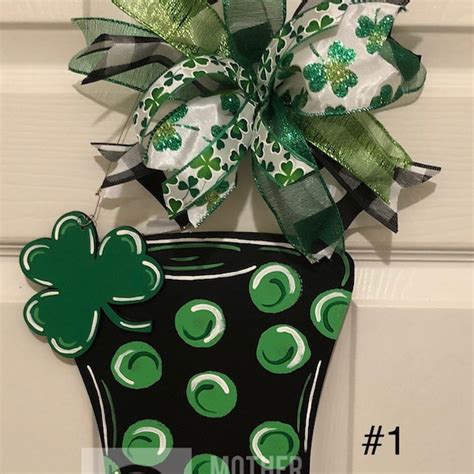 St Patrick Day Door Decor Etsy