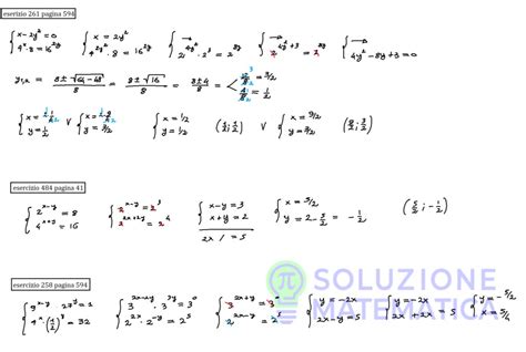 Sistemi Di Equazioni Esponenziali Soluzione Matematica