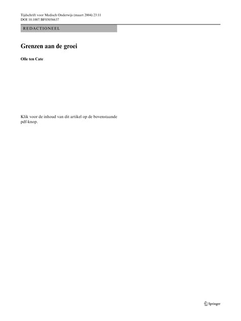 PDF Grenzen Aan De Groei