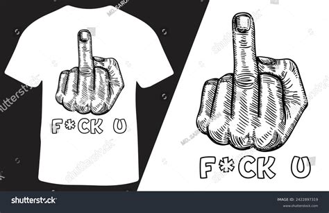 Fuck You Hand Middle Finger Symbol Stock Vector Royalty Free 2422897319 Shutterstock