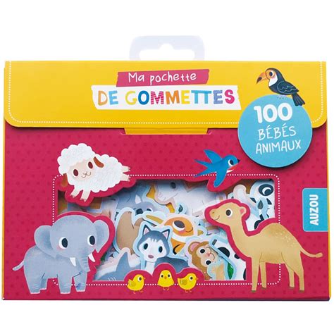 Ma Pochette De Gommettes Les B B S Animaux Pi Ces Auzou La