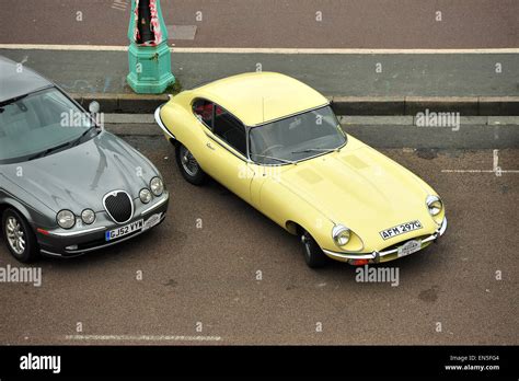 Elevated view yellow jaguar type hi-res stock photography and images ...