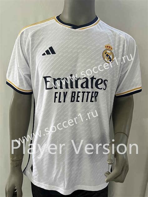 Player Version 2023 2024 Real Madrid Home White Thailand Soccer Jersey