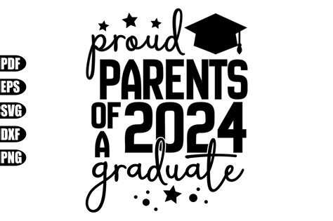 Proud Parents Of A 2024 Graduate Svg Graphic By Creativekhadiza124