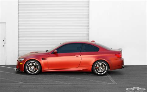 Frozen Red BMW E92 M3 Gets Pro Coilovers At EAS Autoevolution