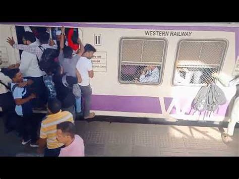 Travelling Local Train Mumbai Andheri To Nalasopara Youtube