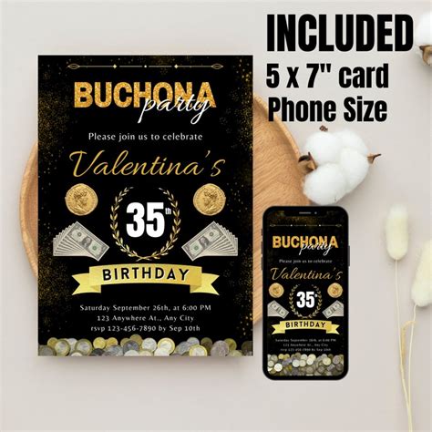 Buchona Invitation Buchona Party Buchona Invitation Template Th