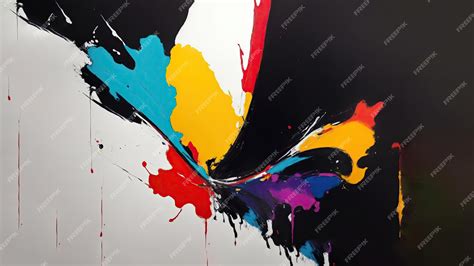 Premium Photo | A colorful and White abstract Painting background