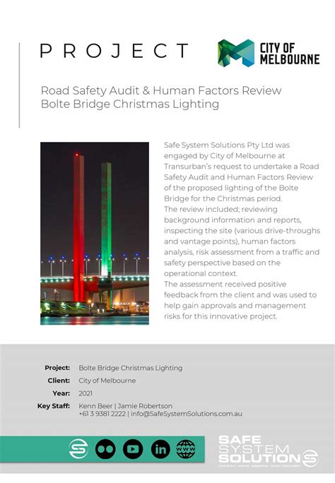 Road Safety Audits Safe System Solutions