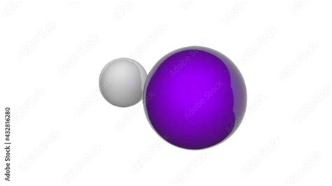 Vidéo Stock Sodium Hydride Formula Nah Or Hna 3d Render Seamless