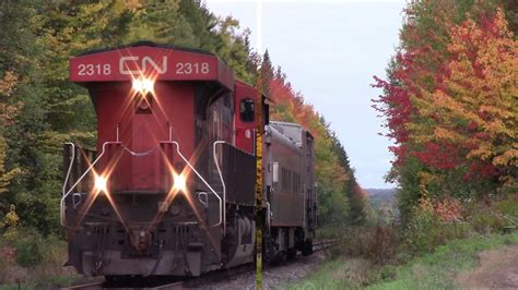 Long Hood Forward Cn Test Train Cn At Allison Nb Youtube