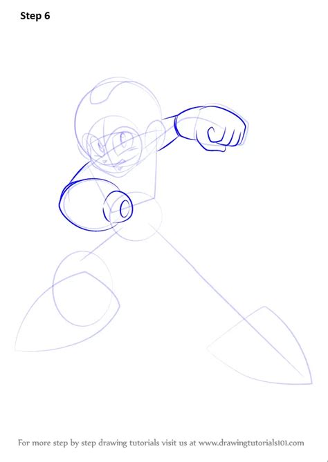 Learn How To Draw Mega Man Mega Man Step By Step Drawing Tutorials