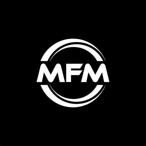 Dise O De Logotipo De Letra Mfm En Ilustraci N Logotipo Vectorial