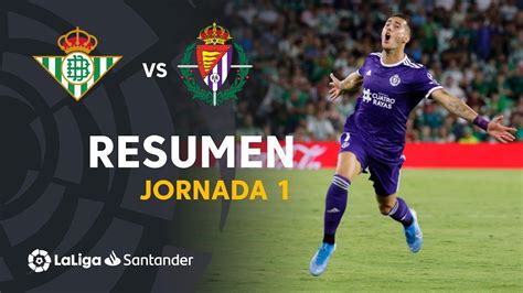 Resumen de Real Betis vs Real Valladolid (1-2) - YouTube