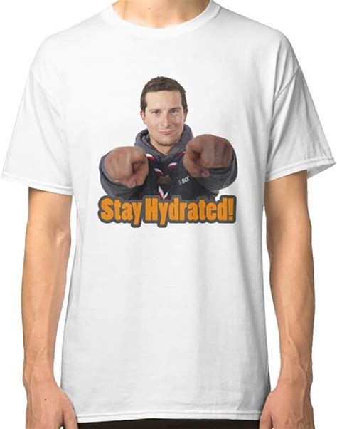 Bear Grylls Stay Hydrated Classic Tshirt Clothing