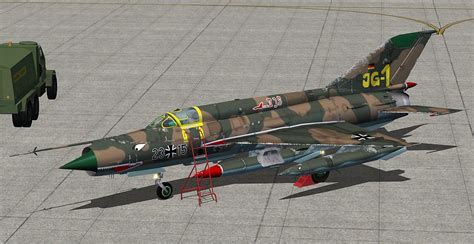 West Germany Air Force Mig 21mf For Fsx