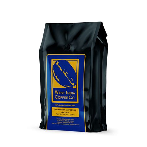 Colombian Supremo Coffee Beans Barbados | West India Coffee Co