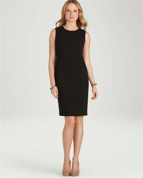 Calvin Klein Sheath Dress In Black Lyst