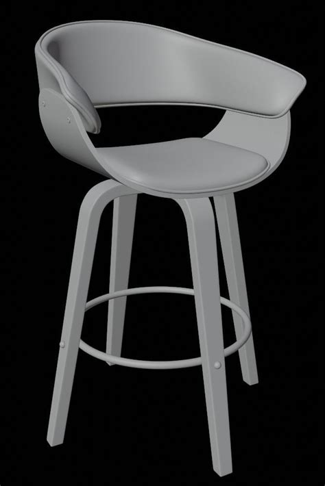 Bar Chair 1 Free 3d Model Cgtrader