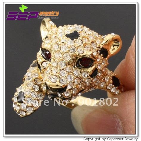 Leopard Statement Ring Panther Ring Statement Rings Jewelry