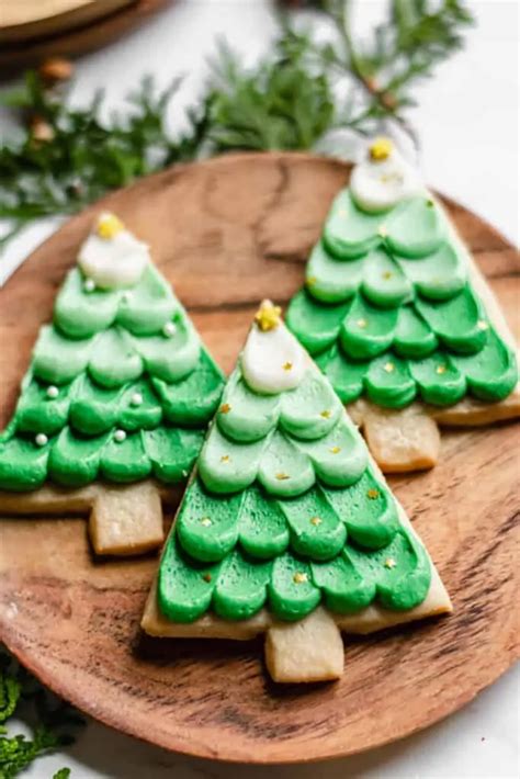 Christmas Cutout Shortbread Cookies The Cozy Plum