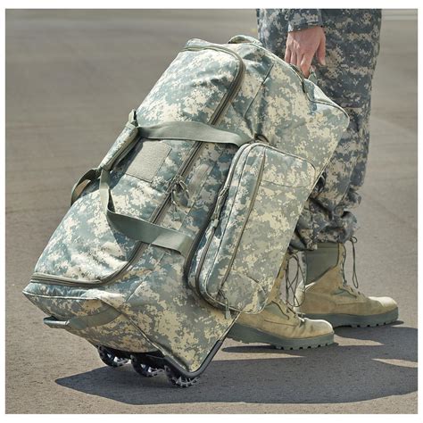 Military Surplus Style Tactical Trolley Bag Army Digital 228485 Duffle Bags At Sportsman S