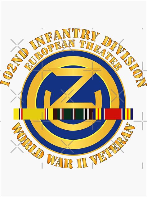 Army Nd Infantry Division Europe Wwii Wo Drop Sticker For