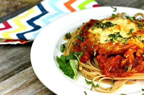 Easy Weeknight Chicken Parmesan Using Frozen Chicken Patties Chicken