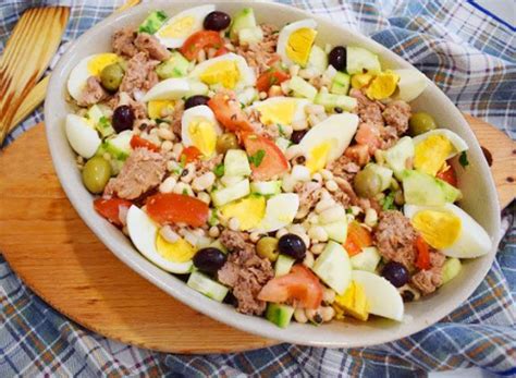 Salada de feijão fradinho atum Receitas 123