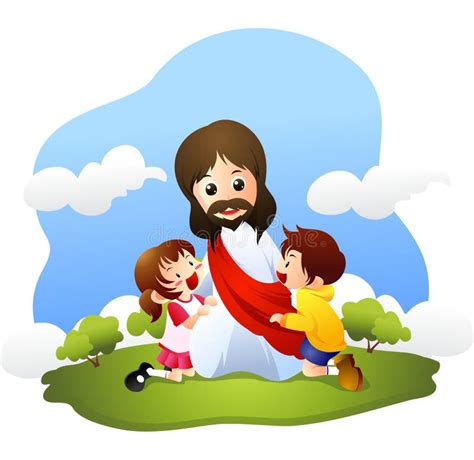 Jesus With Children Animated