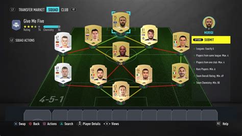 FIFA 20 SBC Solutions A Complete Guide To All Of The Advanced Squad