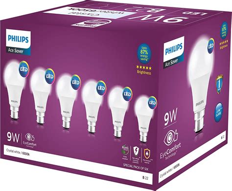 Philips Watts B Led Cool Day White Led Bulb Pack Of Ace Saver