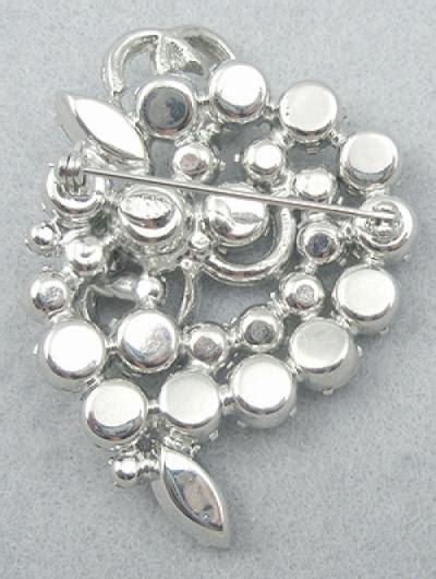 Weiss Rhinestone Brooch Garden Party Collection Vintage Jewelry