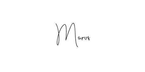 85 Maruf Name Signature Style Ideas Professional Name Signature