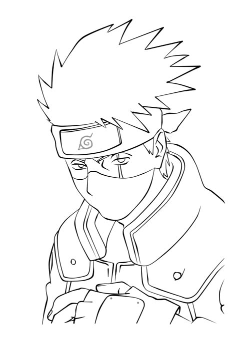 Kakashi Lineart By Miahinasakie On Deviantart