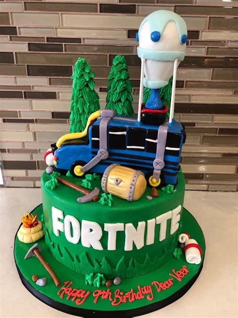 Fortnite Fondant Birthday Cake Rashmis Bakery