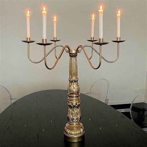 Regal 6 Prong Gold Candelabra Weddings Of Distinction Melbourne