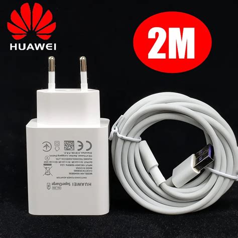 40w Eu Huawei Fast Charger Supercharge Charge Original 5a 2m Usb Type C