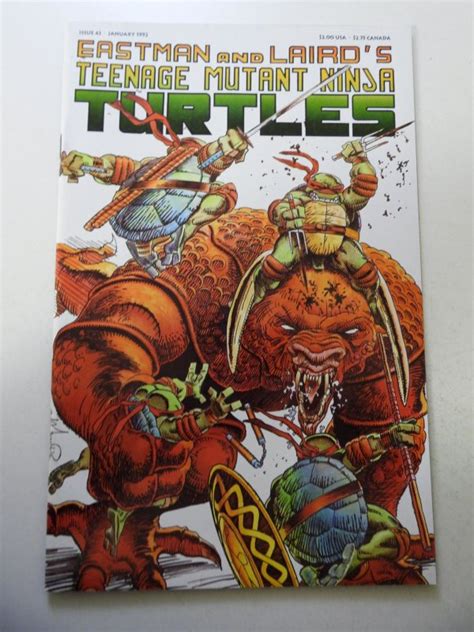 Teenage Mutant Ninja Turtles 43 1992 VF Condition Comic Books