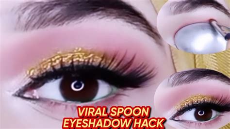 Viral Spoon Eyeshadow Hack Cut Crease Tutorial For Beginners Chunky